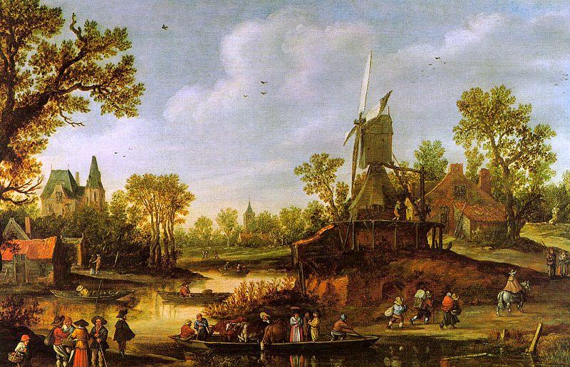 Jan van  Goyen River Landscape